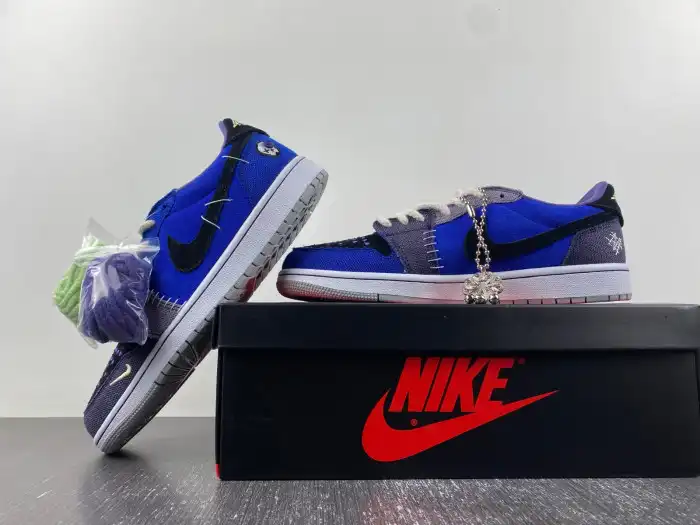 Affordable Jordan 1 Retro Low OG Zion Williamson Voodoo DZ7292-420