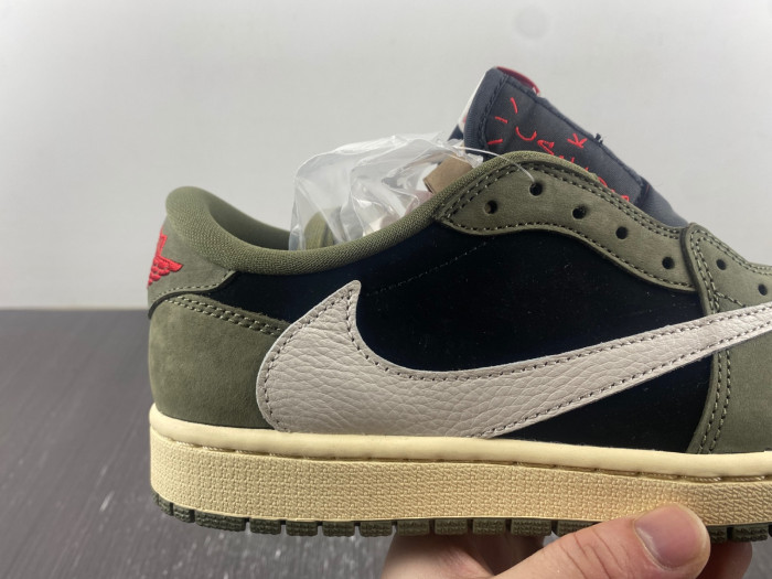 TB TRAVIS SCOTT X AIR JORDAN 1 LOW OG SP 'BLACK OLIVE' DM7866-002