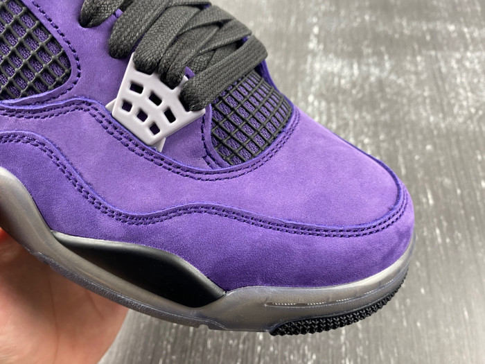 KICKWHO Travis Scott x Air Jordan 4 Purple Suede