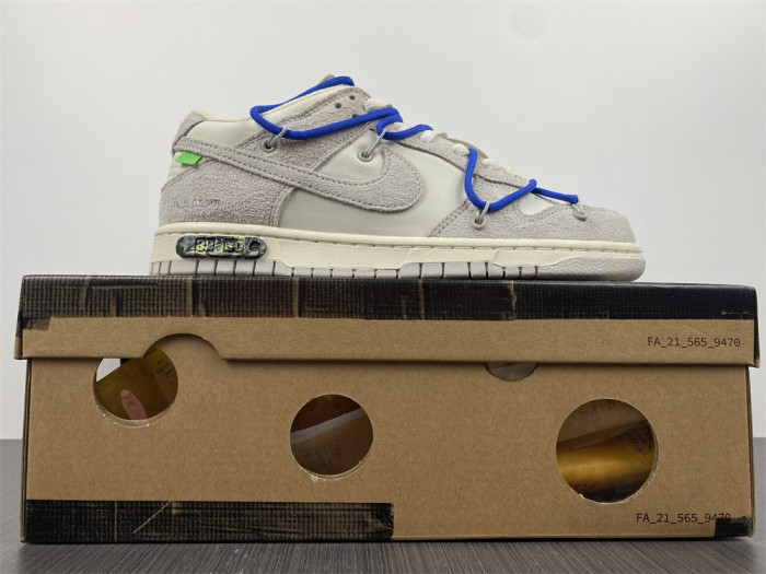 TB Nike Dunk Low Off-White Lot 32 DJ0950-104