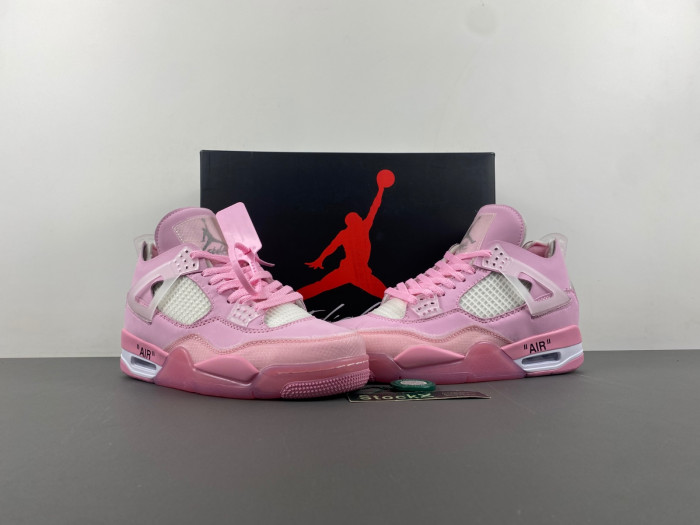 TB OFF-WHITE X JORDAN 4 PINK