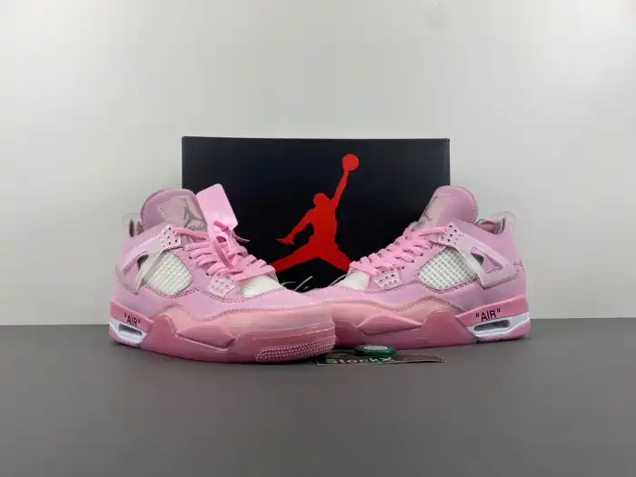 Rep OFF-WHITE X JORDAN 4 PINK