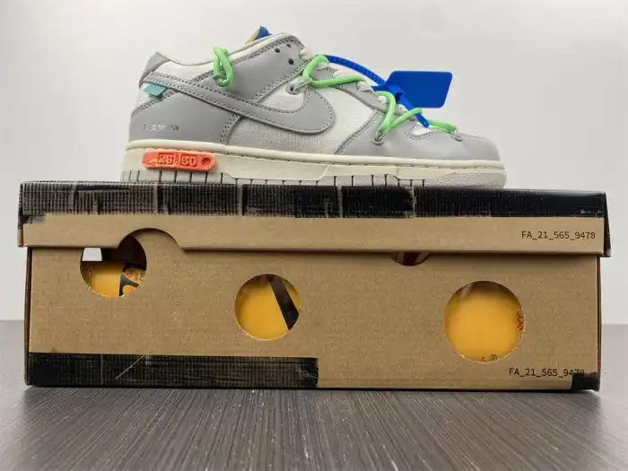 Bmlin Nike Dunk Low Off-White Lot 26 DM1602-116