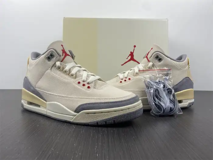 Reps HYPE Air Jordan 3 Retro Muslin DH7139-100