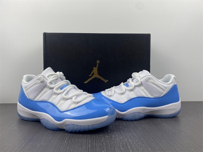 TB Air Jordan 11 Retro Low "Carolina 2017 Release" mens 528895-106