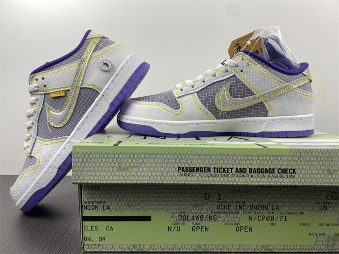 TB Nike Dunk Low Union Passport Pack Court Purple DJ9649-500