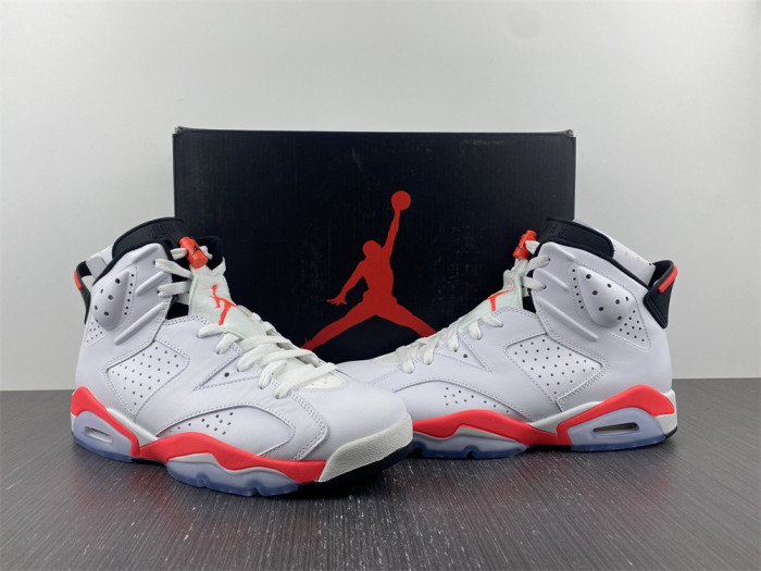 TB Jordan 6 Retro Infrared White (2014) 384664-123