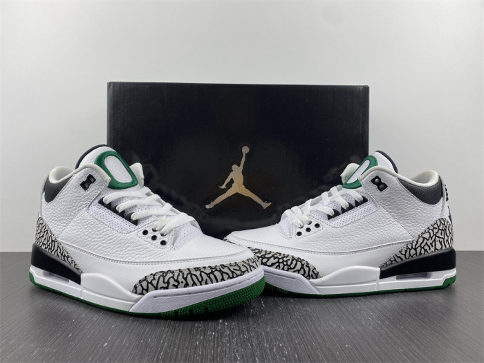 TB Jordan 3 Retro Oregon Ducks Pit Crew White 594282233