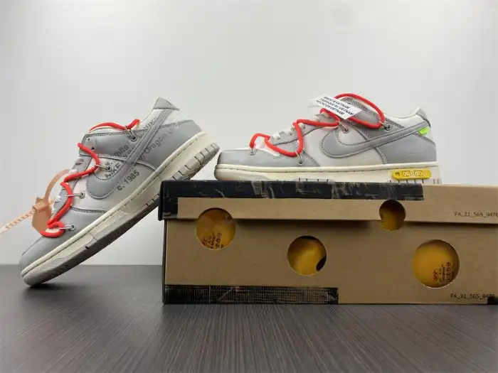 Bmlin Shoes Off-White x Dunk Low 'Lot 06 of 50' DJ1602-110