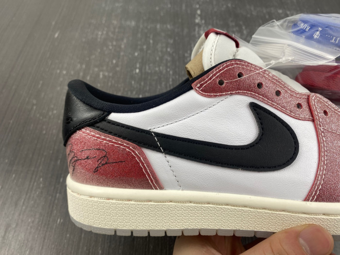 TB TROPHY ROOM X AIR JORDAN 1 LOW OG 'RED BLACK' FN0432-017