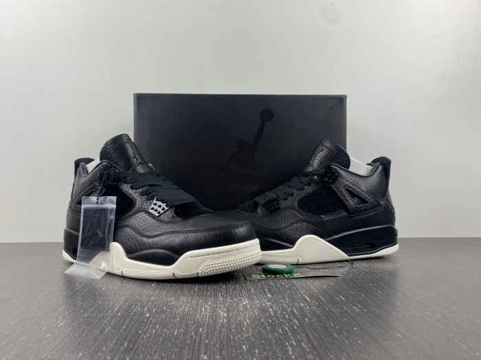 KICKWHO Jordan 4 Retro Pony Hair Black 819139-010