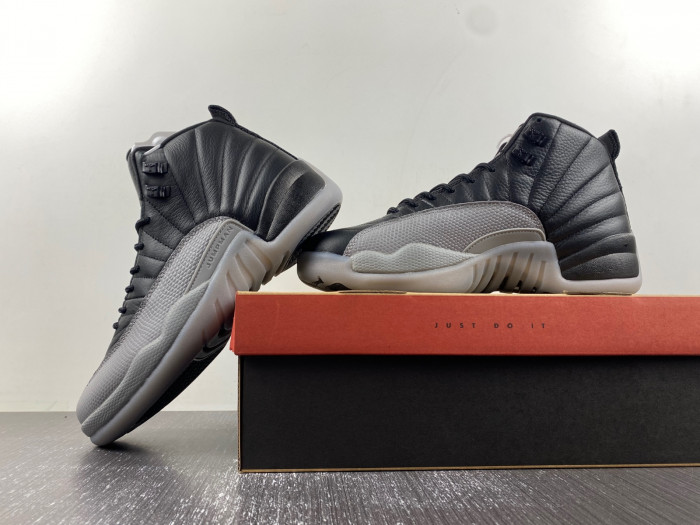 TB Air Jordan 12 Black Wolf Grey CT8013-019