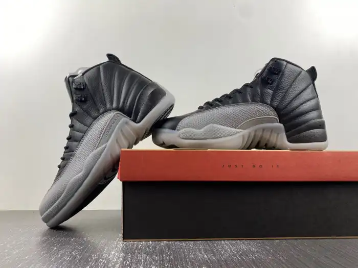 Bmlin Air Jordan 12 Black Wolf Grey CT8013-019