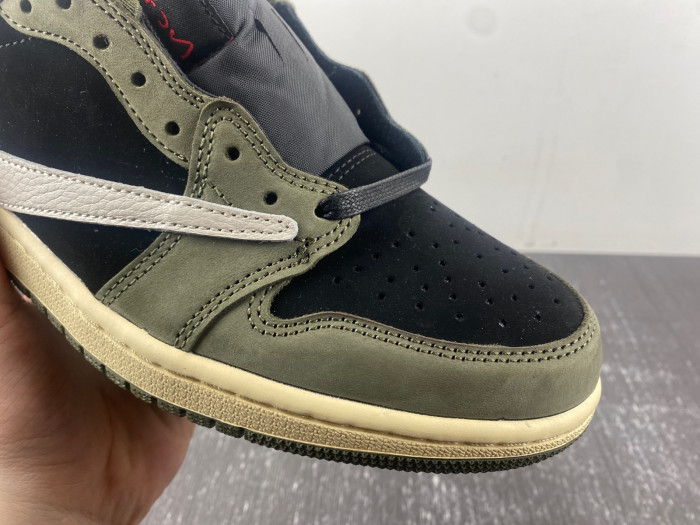 TB TRAVIS SCOTT X AIR JORDAN 1 LOW OG SP 'BLACK OLIVE' DM7866-002