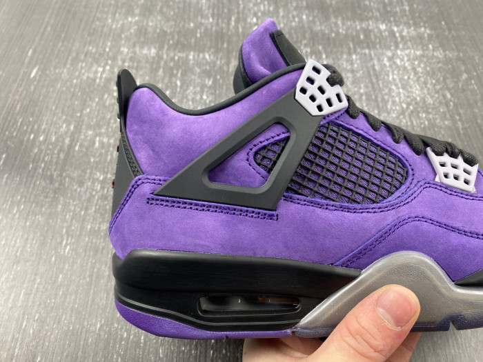 KICKWHO Travis Scott x Air Jordan 4 Purple Suede