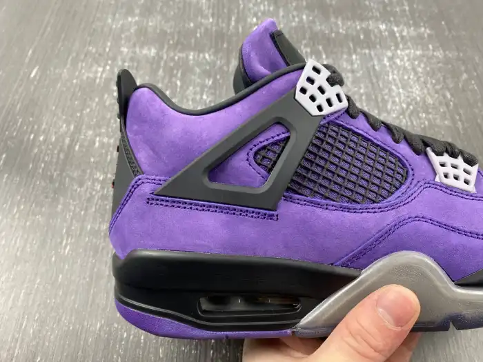 Bmlin Travis Scott x Air Jordan 4 Purple Suede