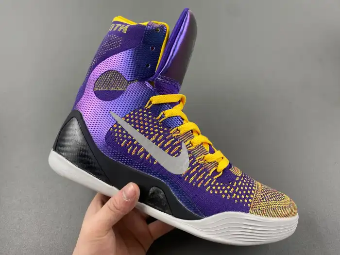 Rep Husky Nike Kobe 9 Elite Team Showtime 630847-500