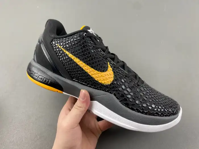 Cheap Husky Nike Kobe 6 Black Del Sol 429659-002