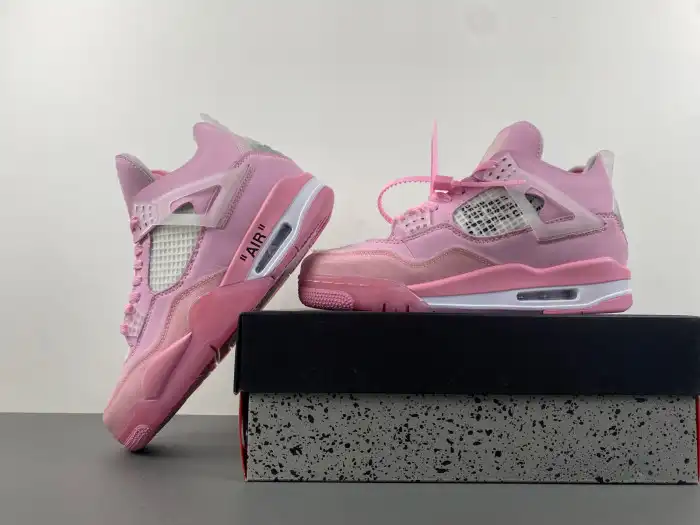 Rep OFF-WHITE X JORDAN 4 PINK