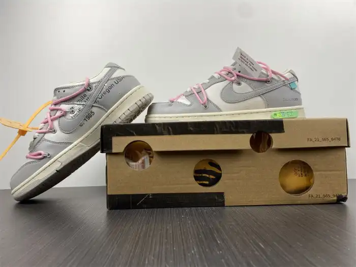 Cheap LY Nike Dunk Low Off-White Lot 9 DM1602-109