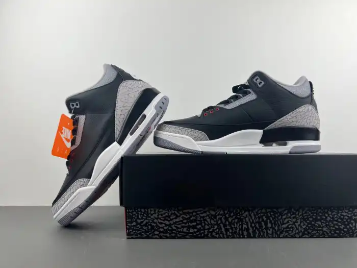 Reps HYPE Air Jordan 3 Black Cement DN3707-010