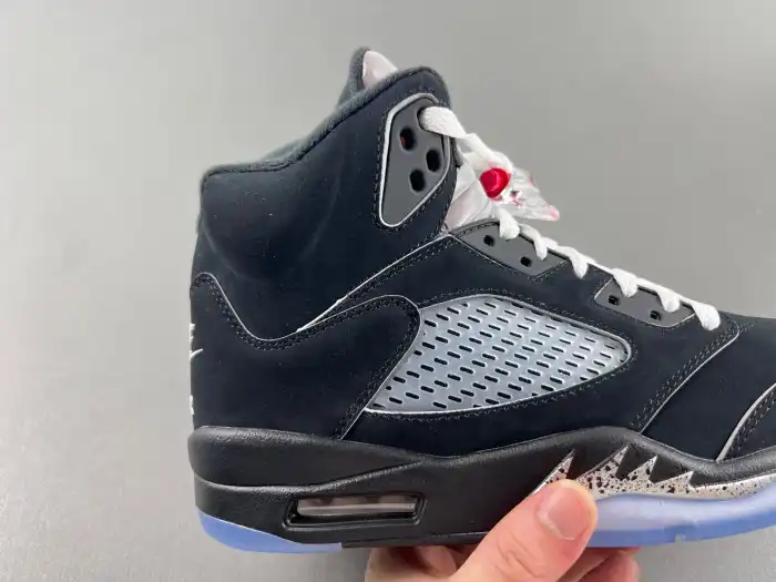 Cheap Air Jordan 5 Black Metallic Reimagined HF3975-001