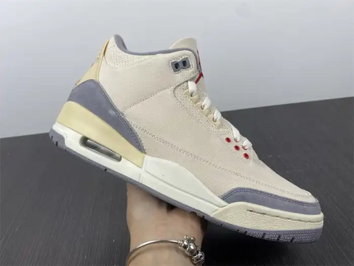 Reps HYPE Air Jordan 3 Retro Muslin DH7139-100