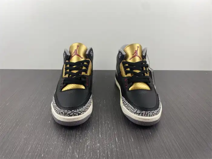 Best reps HYPE Air Jordan 3 WMNS Black Gold CK9246-067