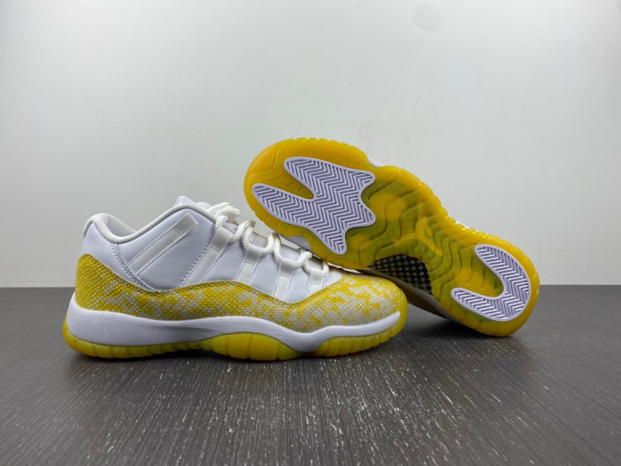 TB Air Jordan 11 Low WMNS Yellow Snakeskin AH7860-107