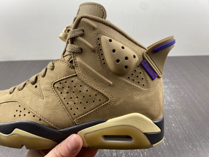 TB Air Jordan 6 WMNS Gore-Tex Brown Kelp FD1643-300