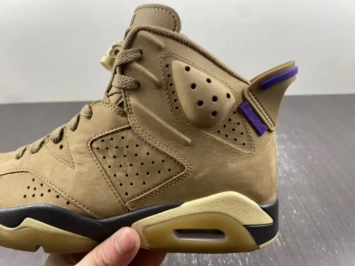 Cheap TBK Air Jordan 6 WMNS Gore-Tex Brown Kelp FD1643-300