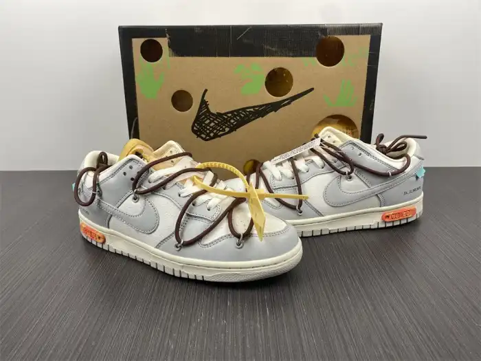 Bmlin Nike Dunk Low Off-White Lot 46 DM1602-102