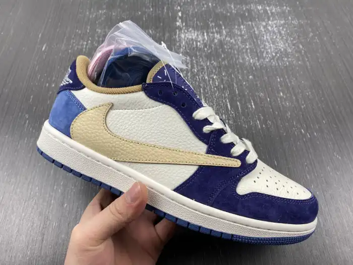 Kicked Out Shoe Store TRAVIS SCOTT X AIR JORDAN 1 CUSTOM DM7866-808