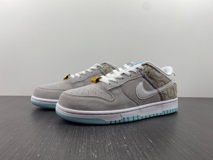 TB Nike Dunk Low Barber Shop DH7614-500