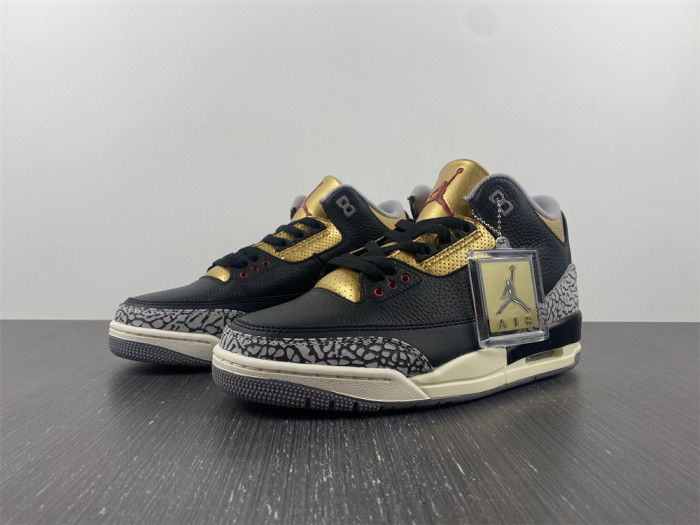 KICKWHO Air Jordan 3 WMNS Black Gold CK9246-067