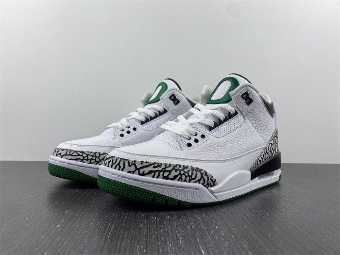 KICKWHO Jordan 3 Retro Oregon Ducks Pit Crew White 594282233