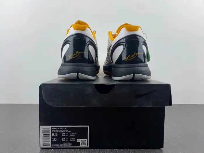 Rep LY Kobe 6 Protro Playoff Pack White Del Sol CW2190-100