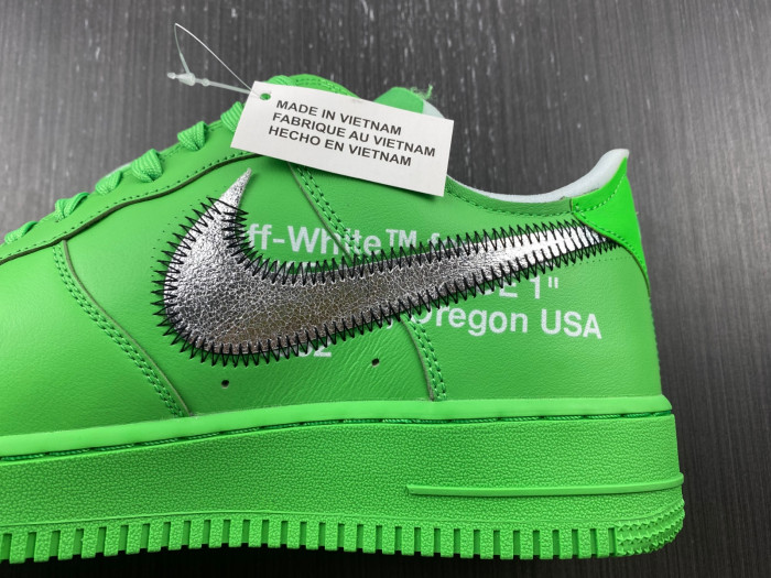 TB Nike Air Force 1 Low Off-White Light Green Spark DX1419-300