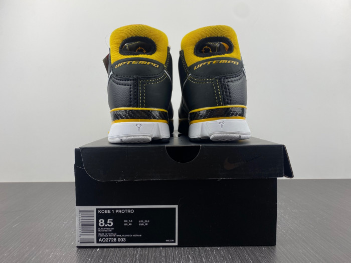 KICKWHO Nike Kobe 1 Protro Black Maize AQ2728-003