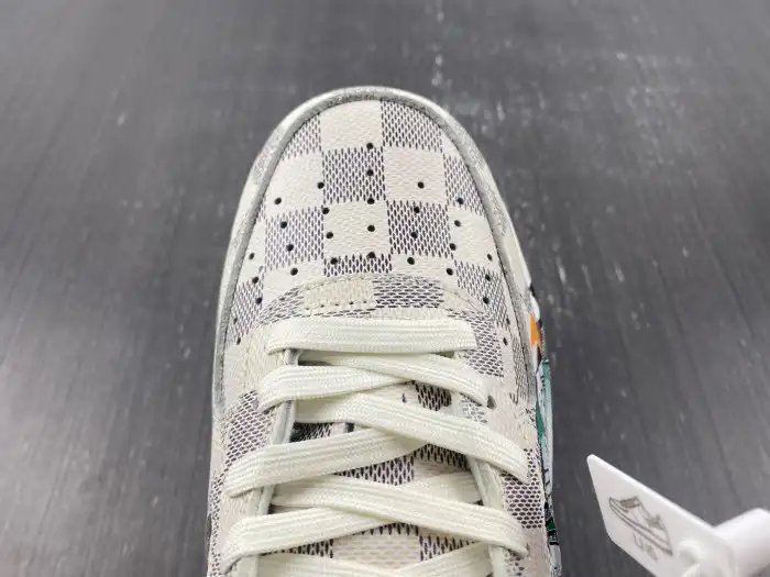 Bmlin Louis Vuitton Nike Air Force 1 Mid By Virgil Abloh Graffiti