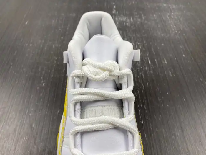 Cheap Air Jordan 11 Low WMNS Yellow Snakeskin AH7860-107