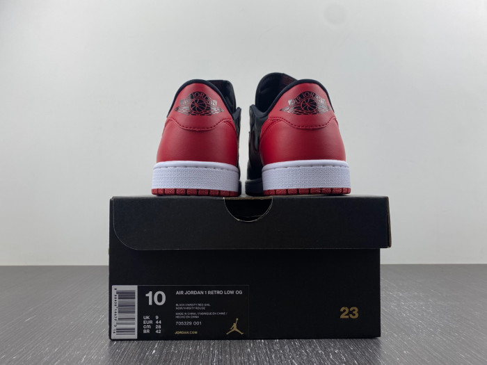 TB Air Jordan 1 Retro Low Bred 705329-001