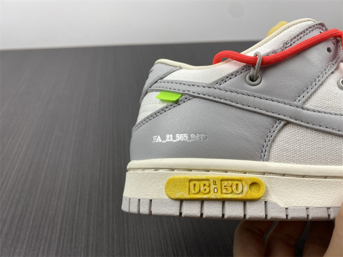 KICKWHO Off-White x Dunk Low 'Lot 06 of 50' DJ1602-110