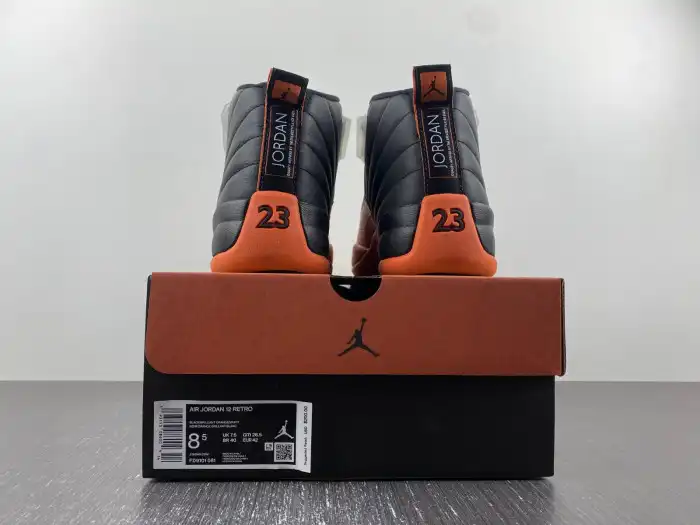 Bmlin Shoes Air Jordan 12 WMNS Brilliant Orange FD9101-081