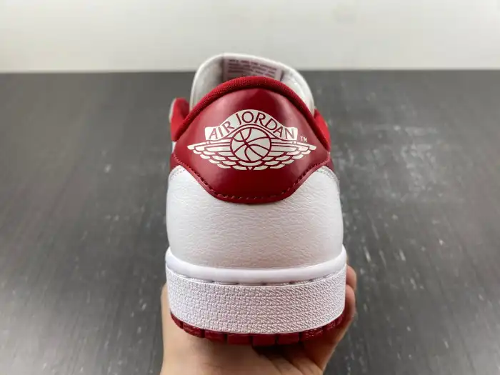 Rep Jordan 1 Retro Low White Varsity Red 705329-101