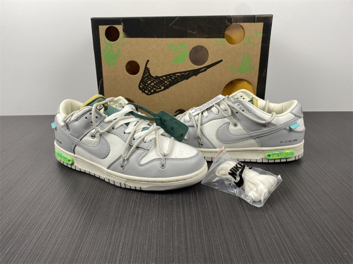 TB Nike Dunk Low Off-White Lot 42 DM1602-117