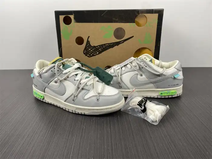 Bmlin Nike Dunk Low Off-White Lot 42 DM1602-117