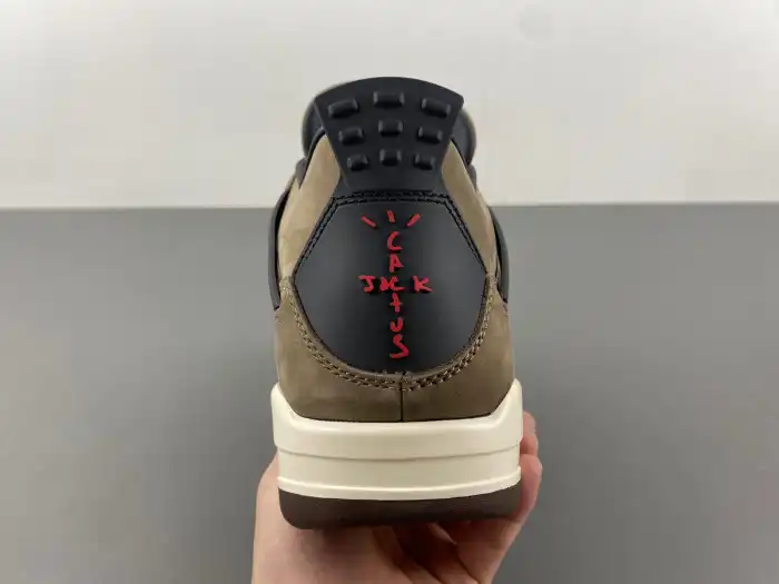 Cheap Travis Scott x Air Jordan 4 Retro Brown TS AJ4-882335