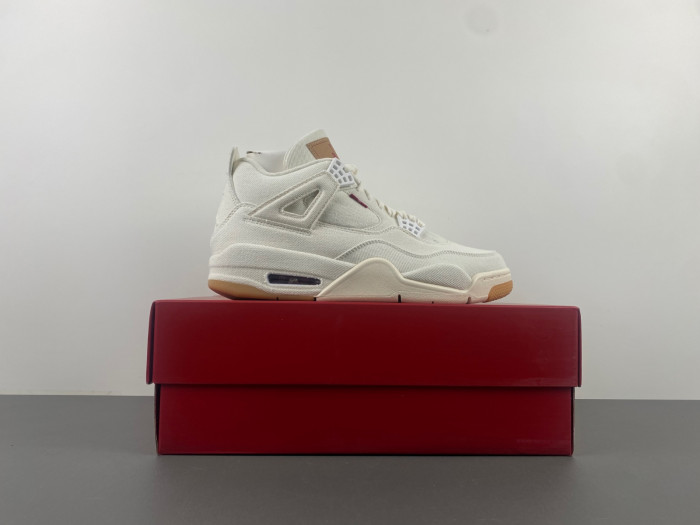 TB Levi's x Air Jordan 4 'White' AO2571-100