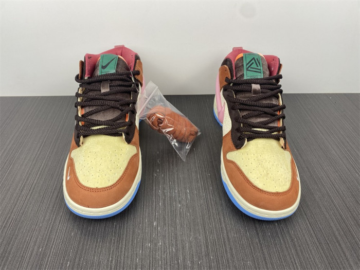 TB Nike Dunk Mid Social Status Free Lunch Chocolate Milk DJ1173-700